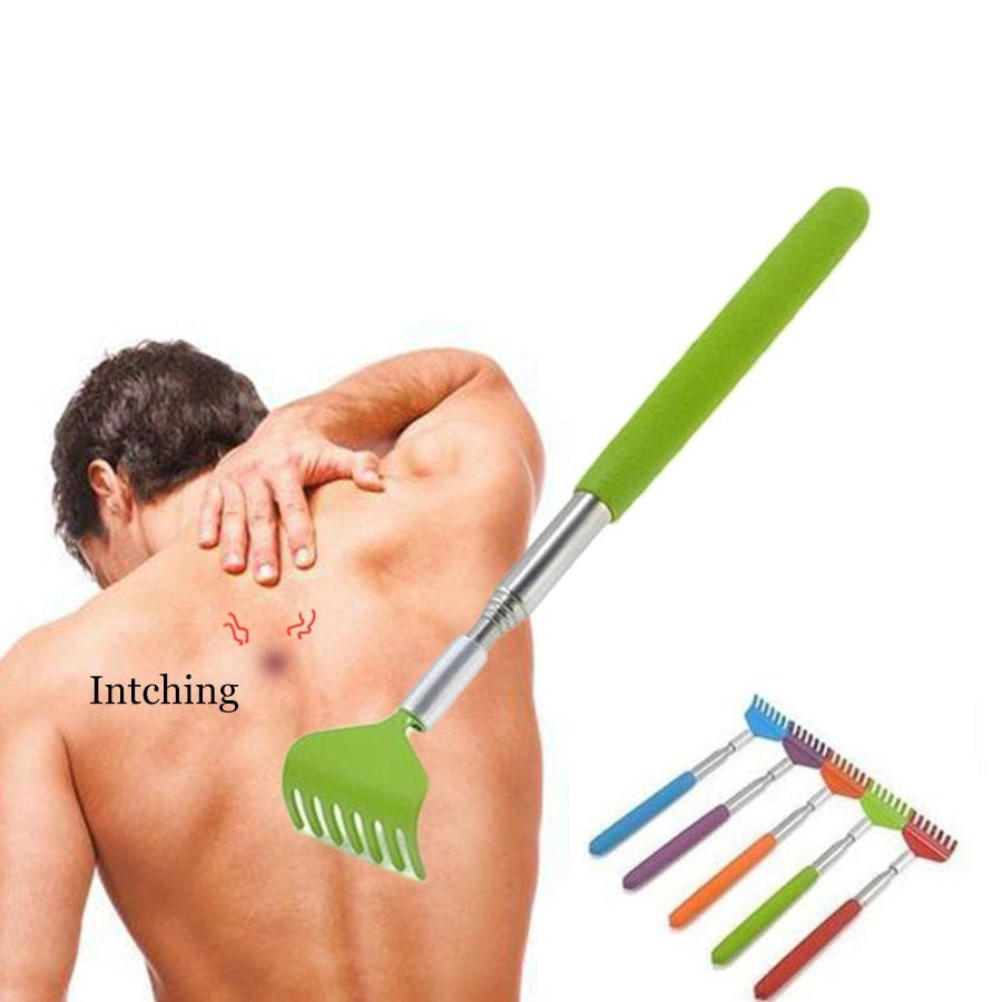 Stainless Steel Claw Back scraper Telescopic Retractable Back Scratcher Extendible Body Massage Hackle Itch Stick Health care