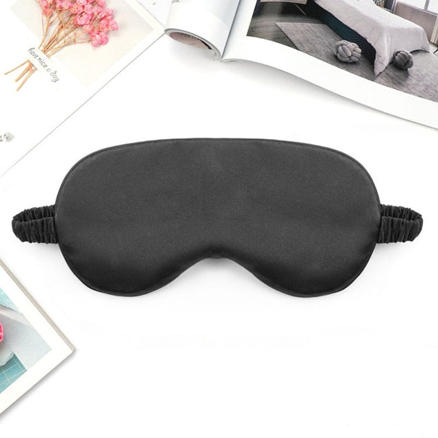 Silk Shading Sleeping Eye Mask Soft Comfort Multicolor Sleep Mask Cover Blindfold Shield Patch Eyeshade Health Sleeping Shield