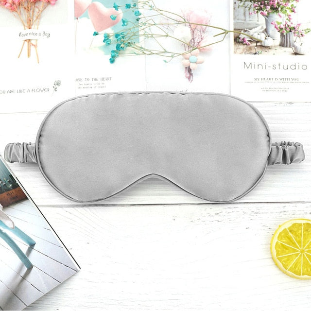 Silk Shading Sleeping Eye Mask Soft Comfort Multicolor Sleep Mask Cover Blindfold Shield Patch Eyeshade Health Sleeping Shield