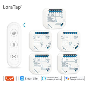 Tuya Smart Life Curtain Switch Module Remote Control Blinds Roller Shutter RF+WIFI App Timer Google Home Aelxa Echo Smart Home