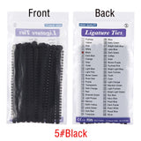 1000pcs=20sticks Azdent Dental Orthodontic Ligature Ties Elastic Rubber Tooth ands Dentist Tools Braces Teeth Orthodontics