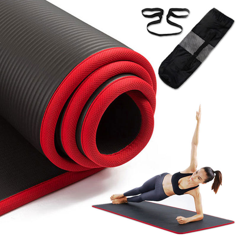 10mm Non-Slip Yoga Mat 183cm*61cm Thickened NBR Gym Mats Sports Indoor Fitness Pilates Yoga Pads коврик для йоги esterilla yoga