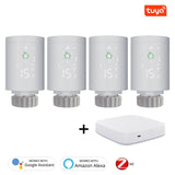 Tuya ZigBee3.0 Smart Radiator Actuator Programmable Thermostatic Radiator Valve Temperature Controller Voice Control via Alexa