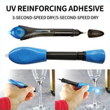 Super 14cm Magic With Glue Super Powered Liquid Plastic Welding Compound 3/ UV Light Repair Pen Uv Light Fix Tool