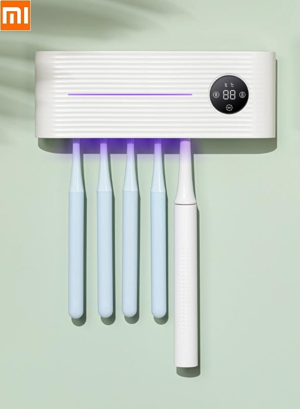 Xiaomi UV Light Toothbrush telligent Sterilizer Holder Inhibit bacterial Tooth Brush Antibacteria Automatic Toothpaste Dispenser